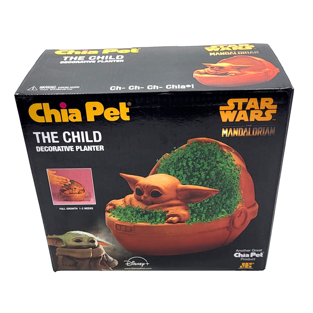 Chia Pet Star Wars The Child Mandalorian Grogu Reusable Planter NEW